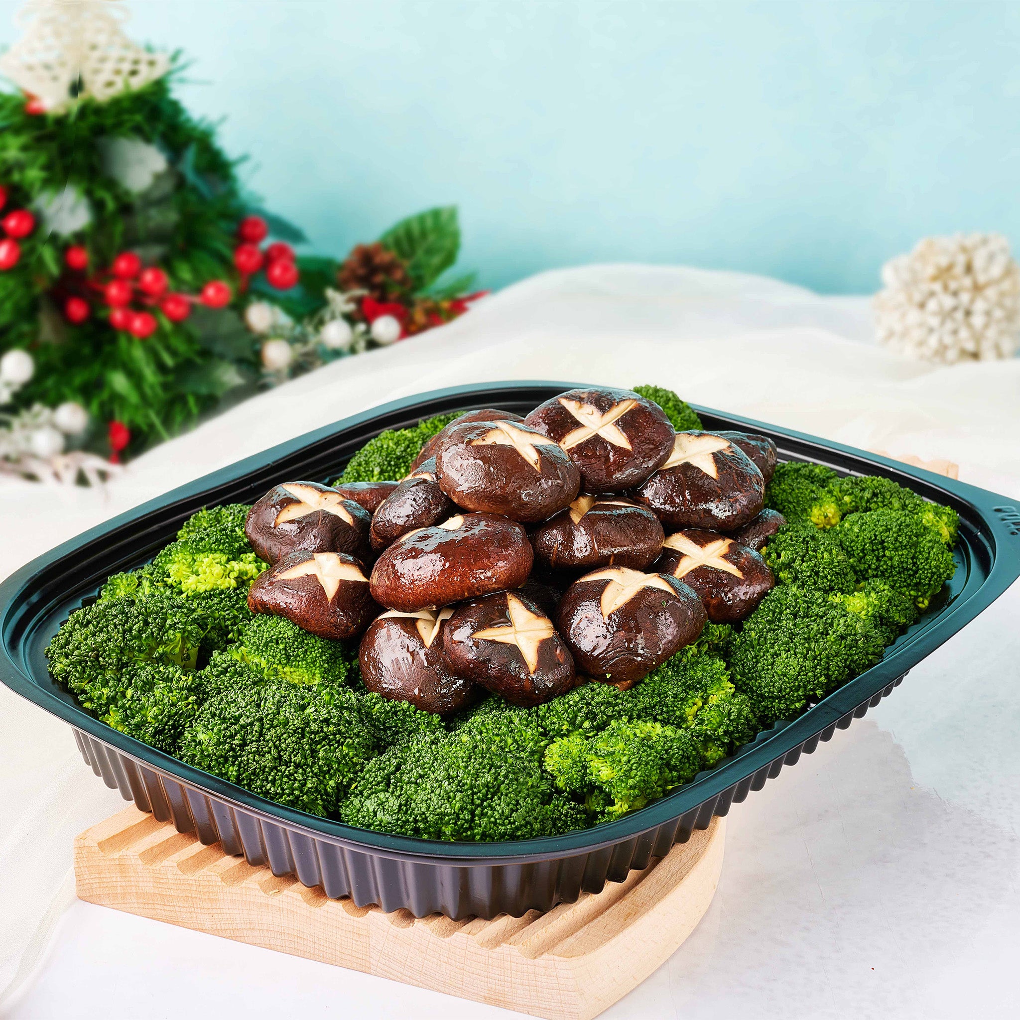 Braised Shiitake Mushroom with Broccoli