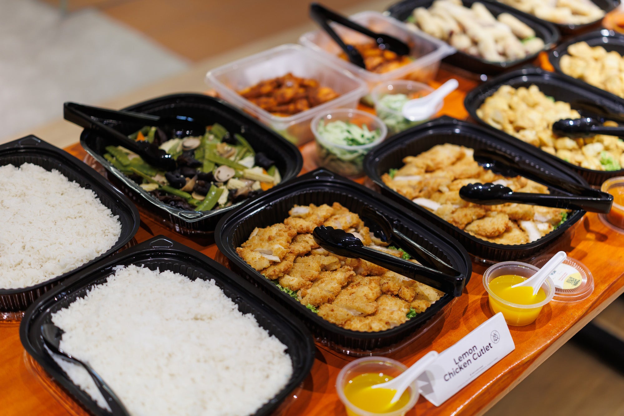 Chicky Fun Feasts halal customised corporate event feast spread Singapore
