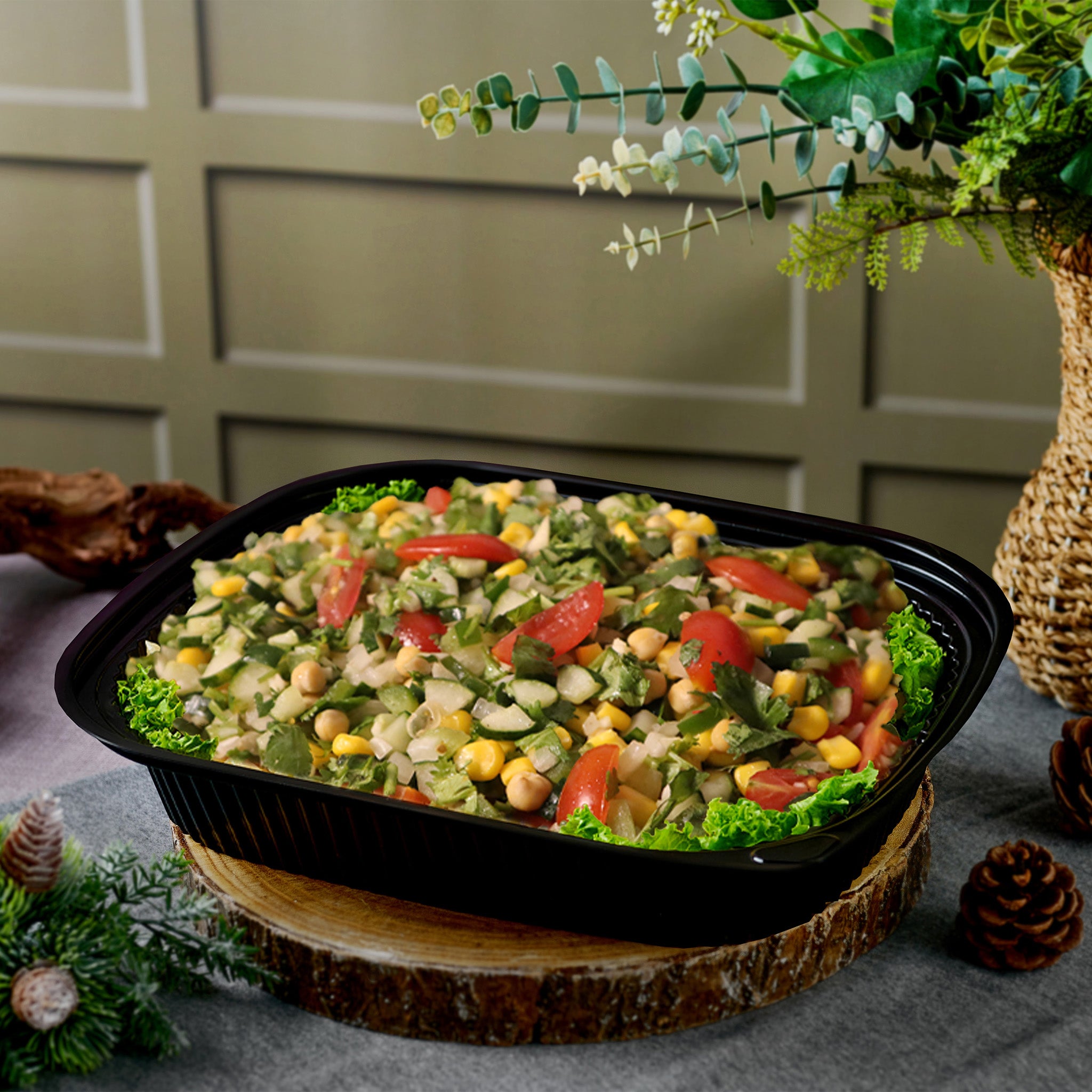 Corn & Chickpea Salad Fiesta